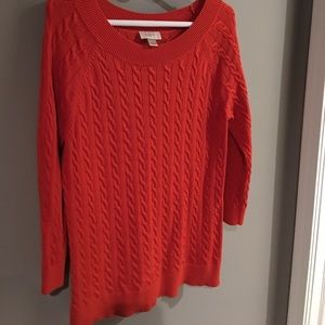 Orange Loft Sweater