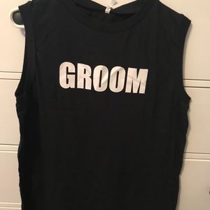 Groom Cut-Off Tee