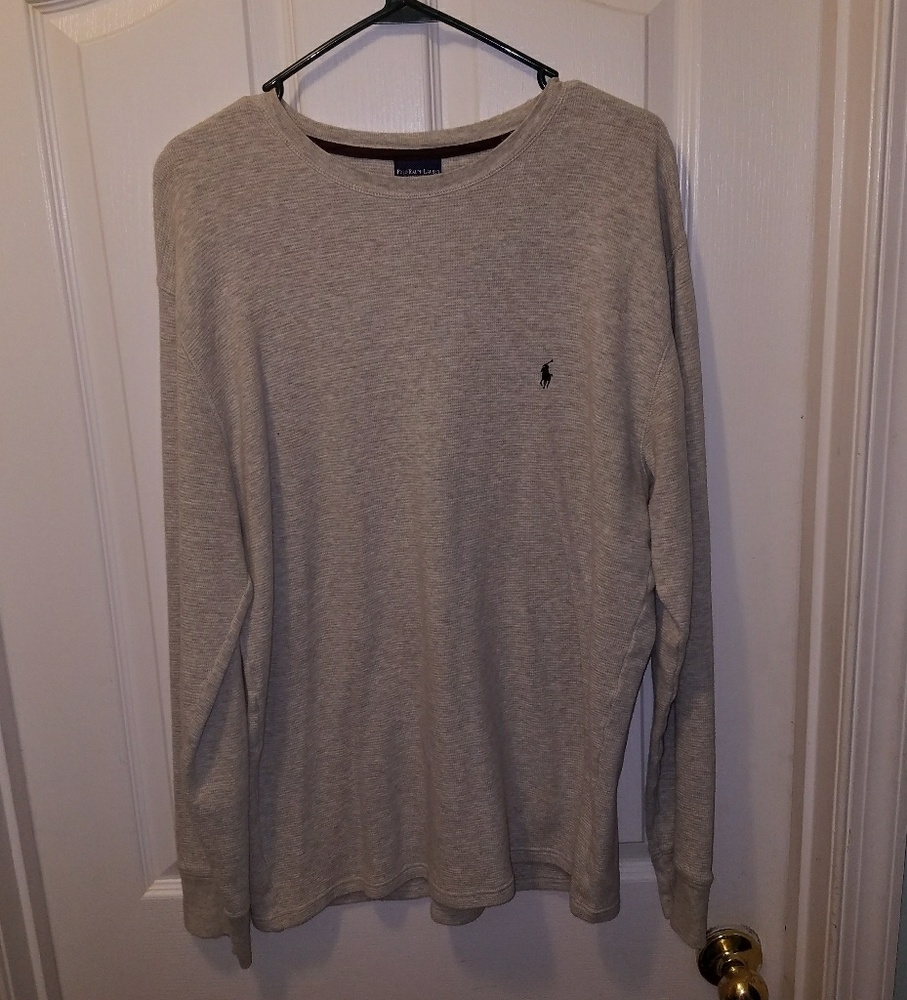 Polo Ralph Lauren Light Gray Long Sleeve Shirt