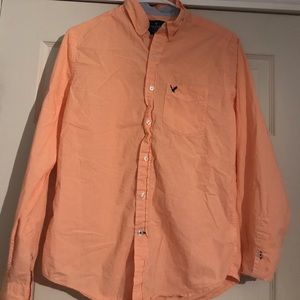 Orange and white American Eagle Shirt