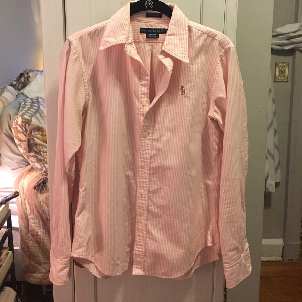 Pink Ralph Lauren polo