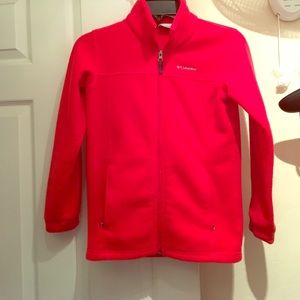 Columbia fleece jacket in red