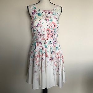 Lauren Conrad Water Color Knee-Length Dress