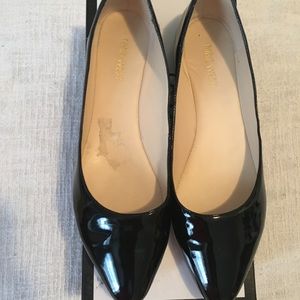 Nine West Black Patent Flats