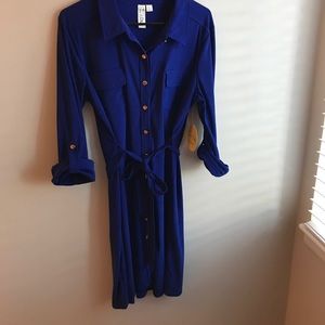Deep blue T-Shirt Dress