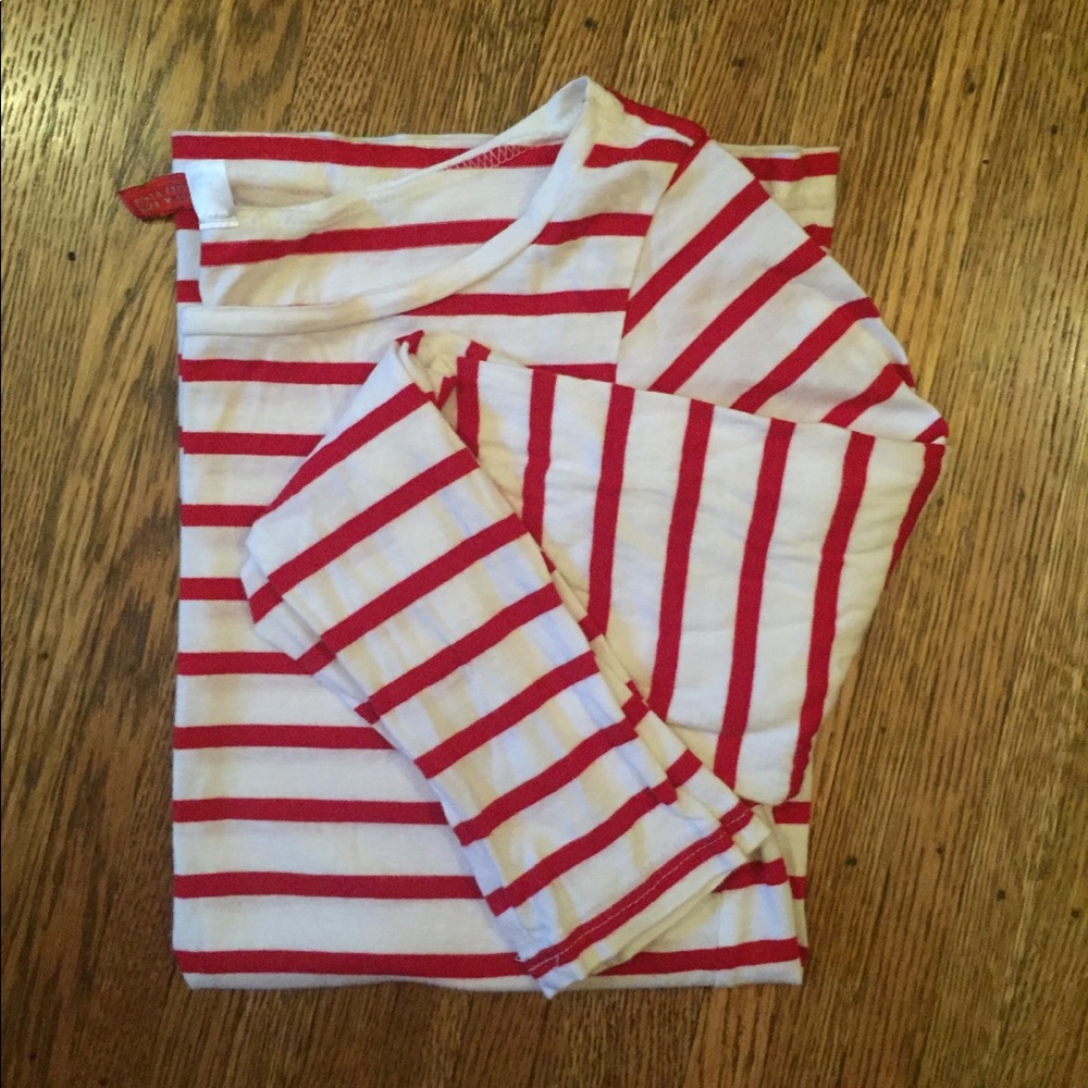 H&M striped long sleeve shirt