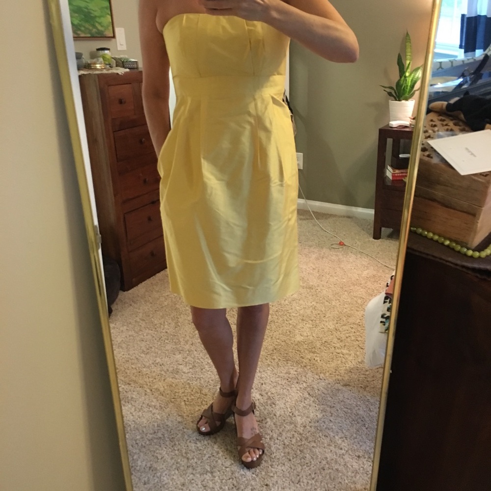 Yellow Dessy Collection dress