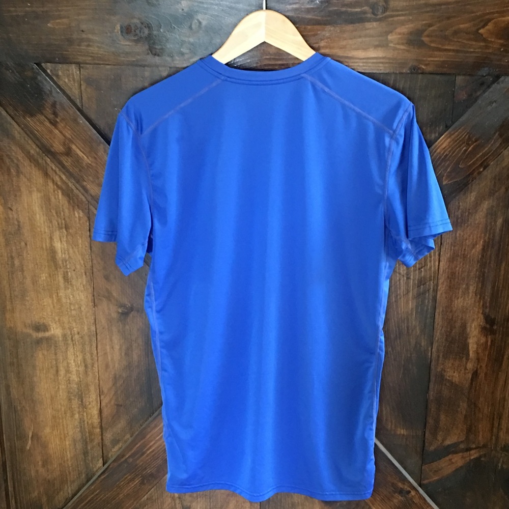 Nike Dri-Fit Blue Short Sleeve Running Shirt - Picture 4 of 5
