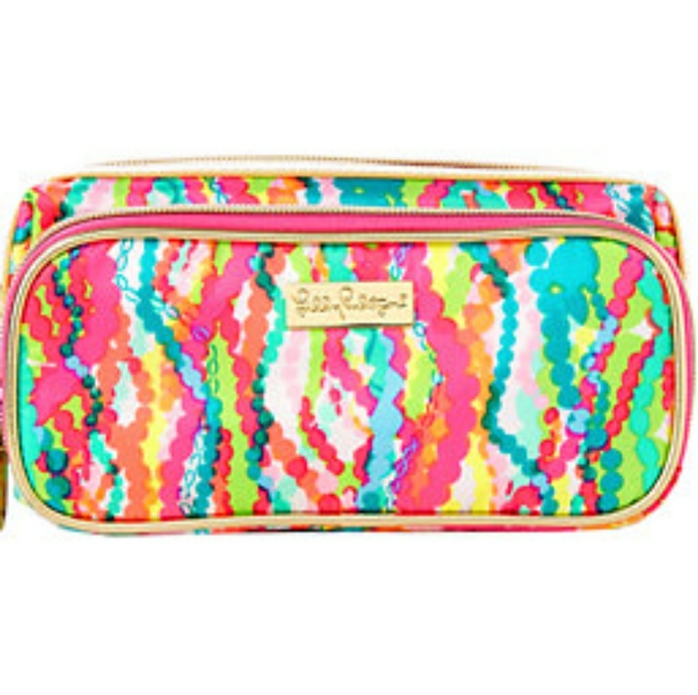 Lilly Pulitzer cosmetic case in 'Dripping in Jewel