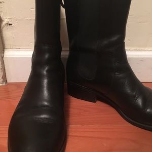 Ralph Lauren low black riding boot