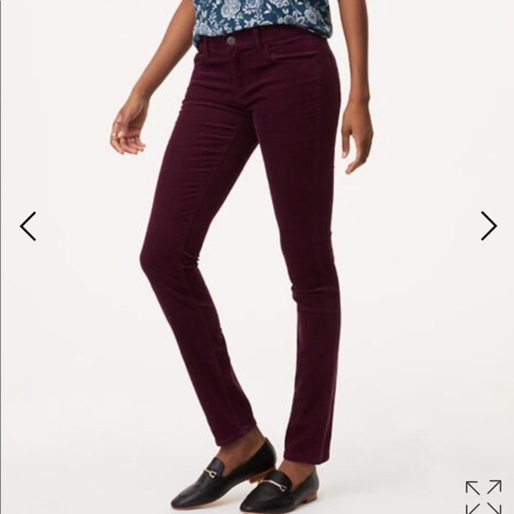 Ann Taylor Loft Super Skinny Corduroy Pants