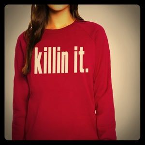 Killin it sweatshirt- eco fleece- Queen Apparel