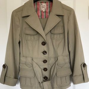 Nanette Lenore khaki jacket size 12