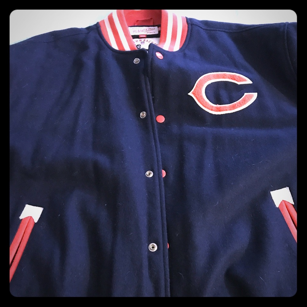 Men's Mitchell & Ness Chicago Bears Throwback coat