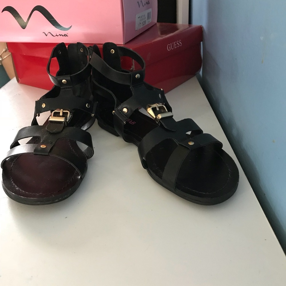 Black sandals