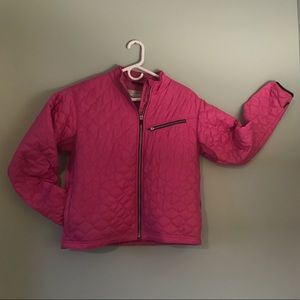 Obermeyer quilted weather system zip jacket