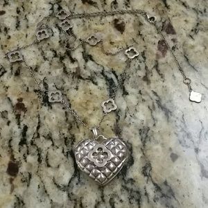 Vintage Heidi Klum heart locket necklace