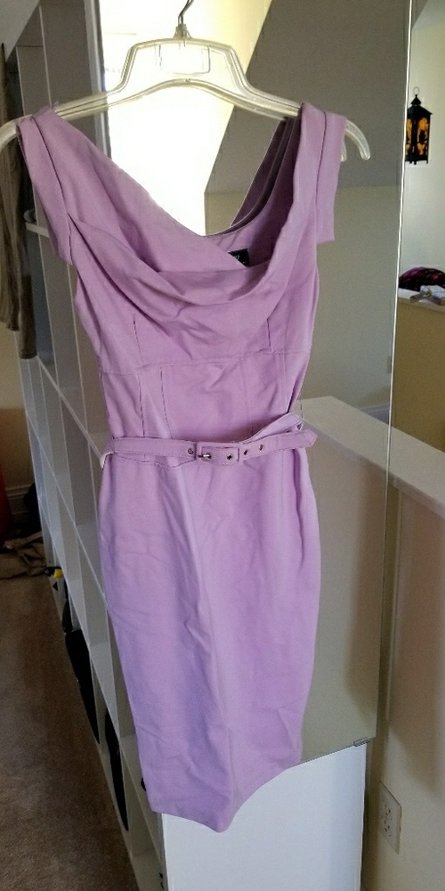 Lavender pencil dress