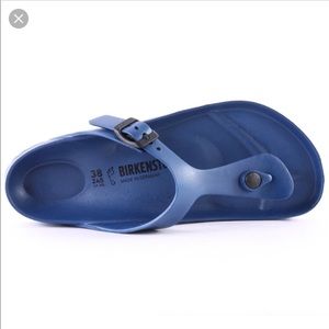 Rubber Birkenstocks - Navy/Blue -