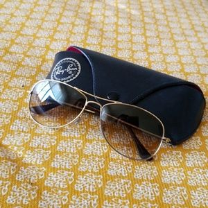 Women's ray ban sunglasses gold pink/brown aviator