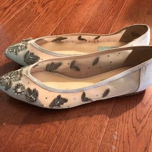Fabulous Blue by Betsey Johnson Wedding Flats✨