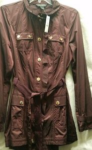 White house black market burgundy jacket