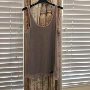 Theory 100% Silk two tone tank