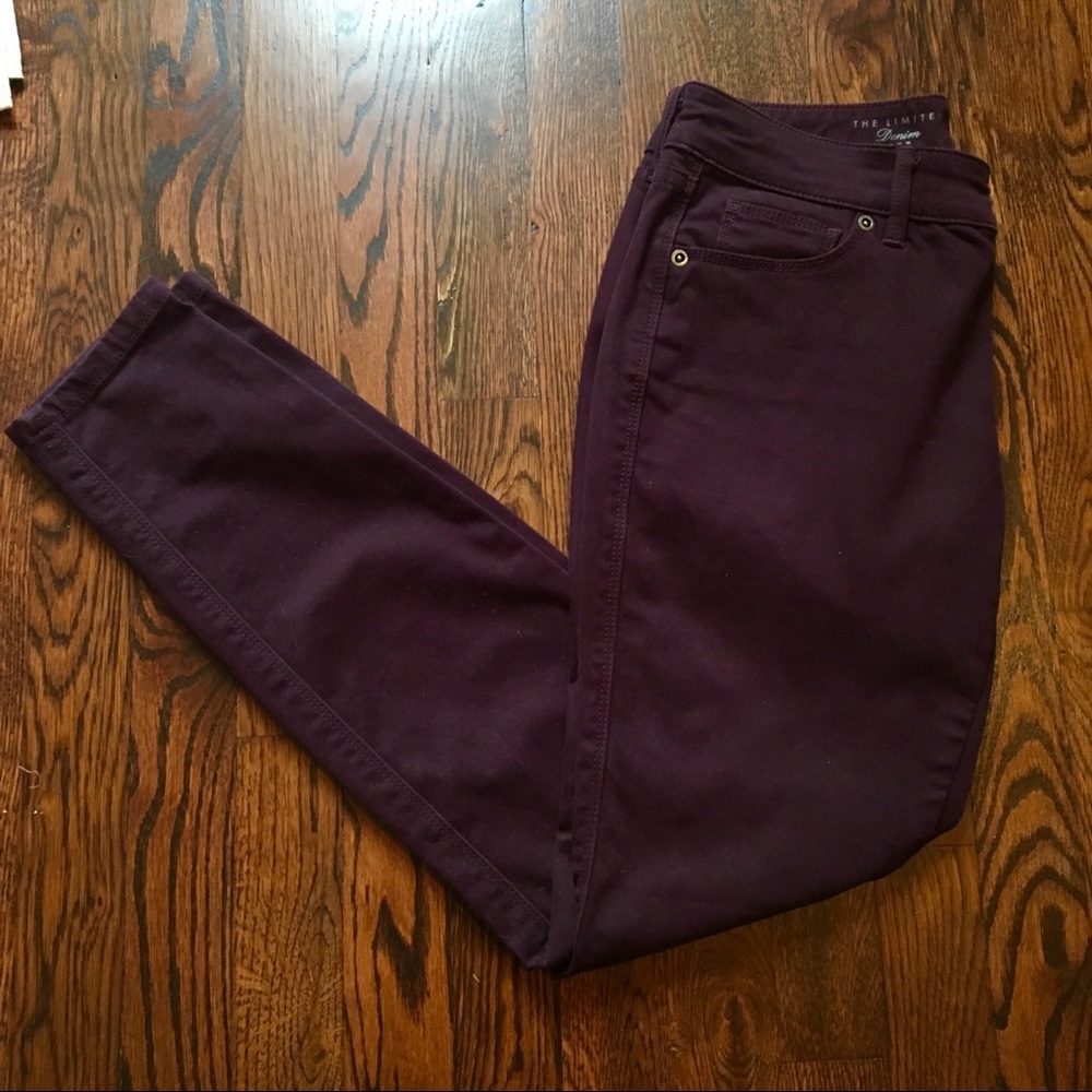 The Limited skinny leg 917 in eggplant sz 4R