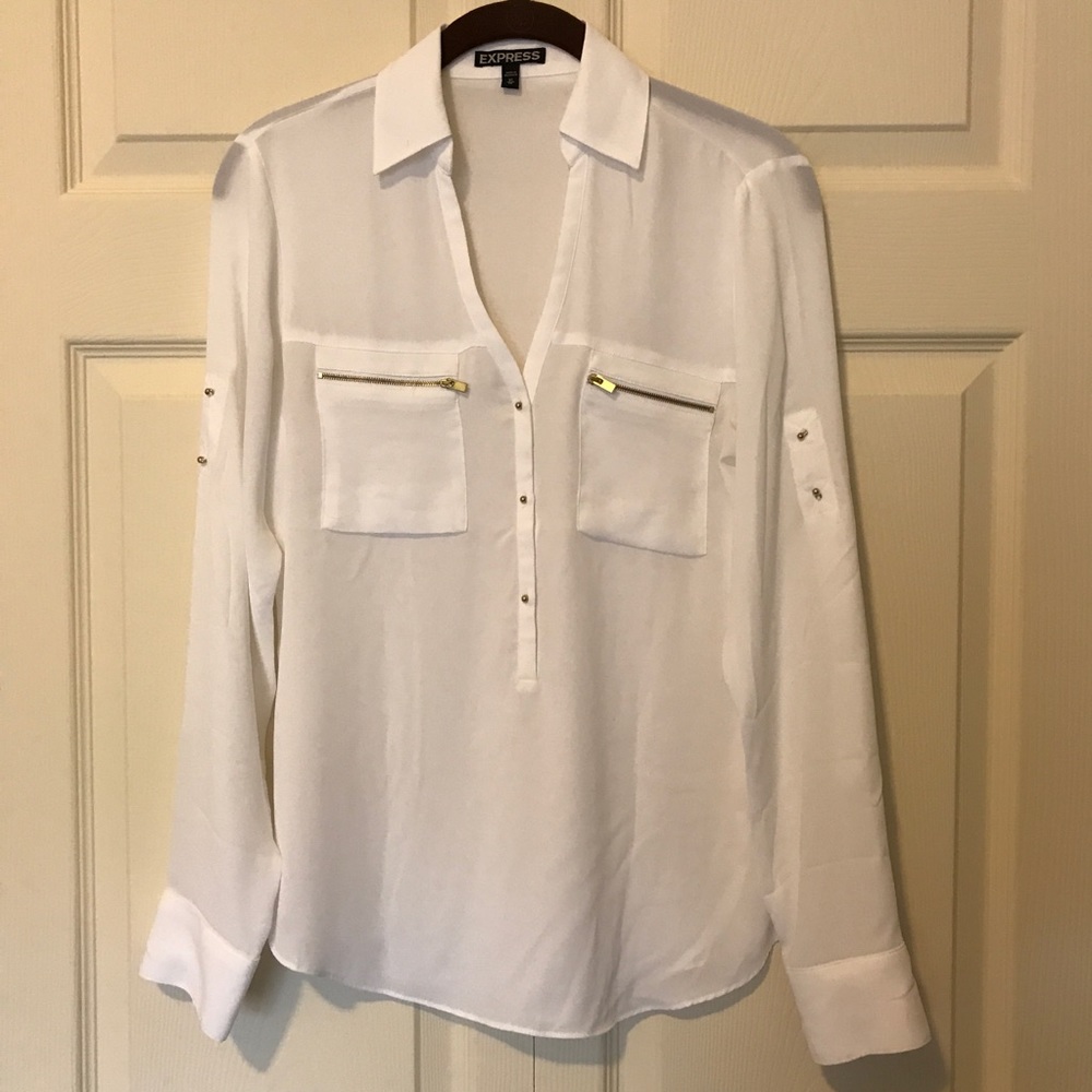•Express• White Blouse