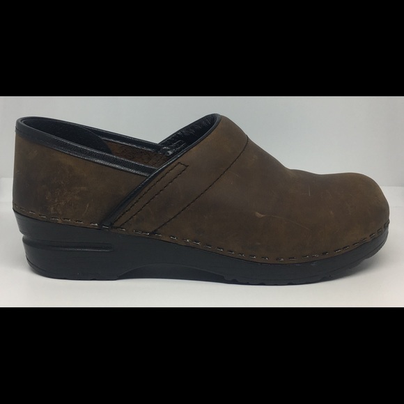 DANSKO Womens Sz 38 7.5-8 Brown Professional Clogs - Picture 1 of 8