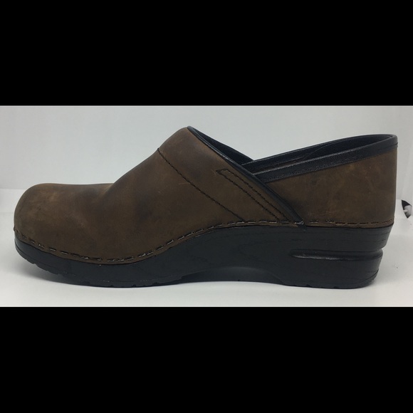 DANSKO Womens Sz 38 7.5-8 Brown Professional Clogs - Picture 2 of 8