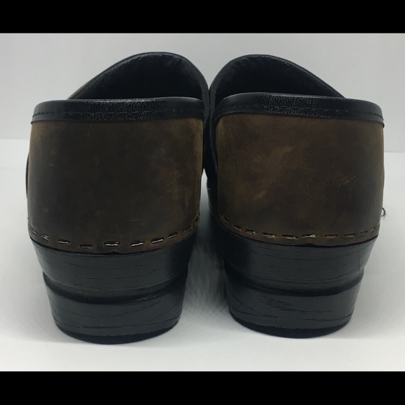 DANSKO Womens Sz 38 7.5-8 Brown Professional Clogs - Picture 6 of 8