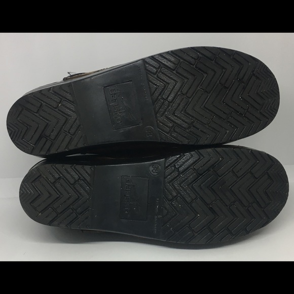 DANSKO Womens Sz 38 7.5-8 Brown Professional Clogs - Picture 7 of 8