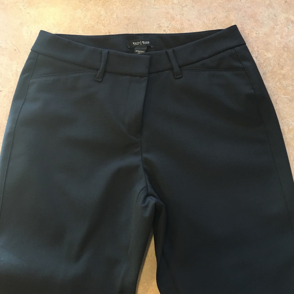 Straight crop pant size 6 black pants