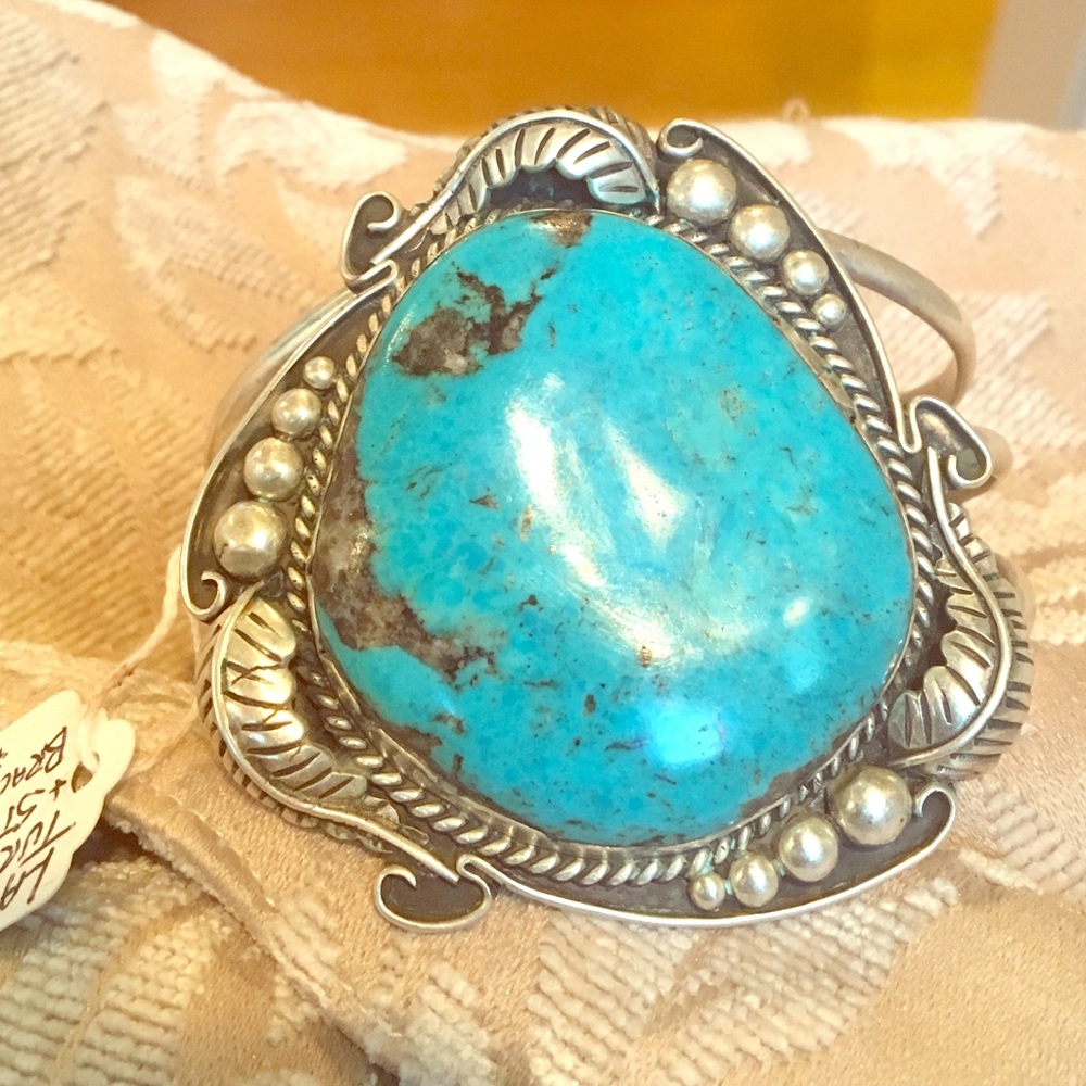 Huge  Turquoise Navajo bracelet