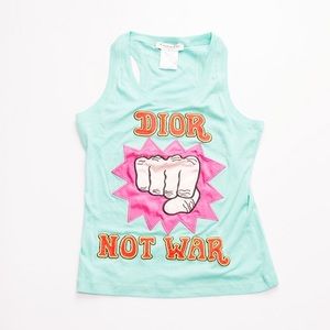 Dior Not War tank top