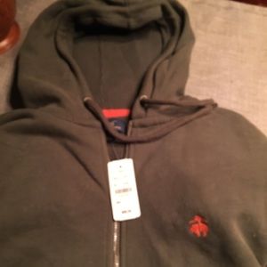 Brooks brothers zippered hoodie