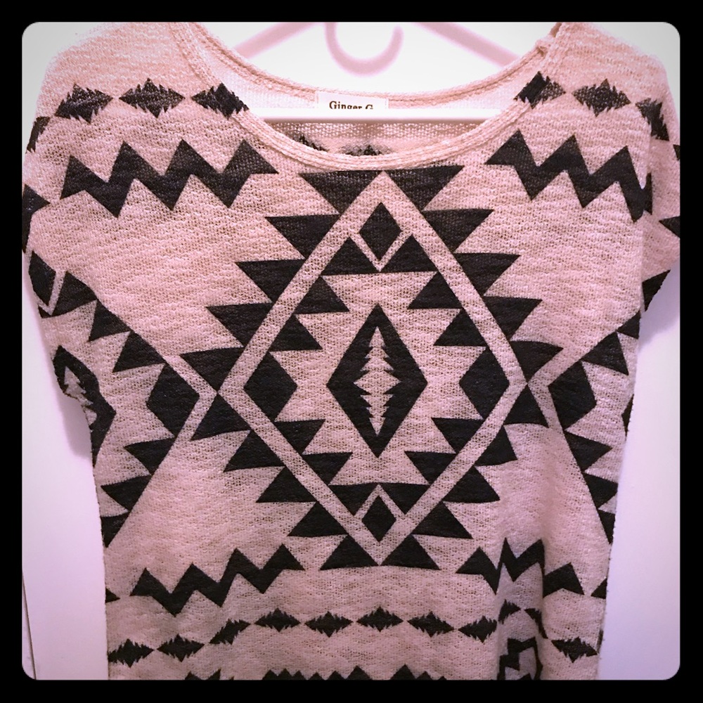 Fun pattern lightweight sweater!!