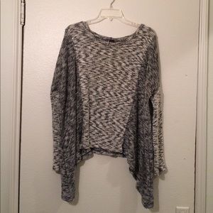 Sparkle and Fade Marled Drapey Sweater