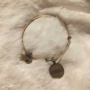 Penn Alex & Ani gold bangle
