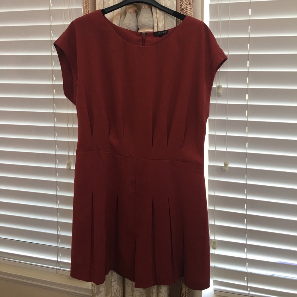 Topshop new pleated Romper