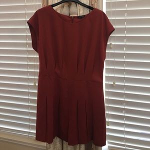 Topshop new pleated Romper