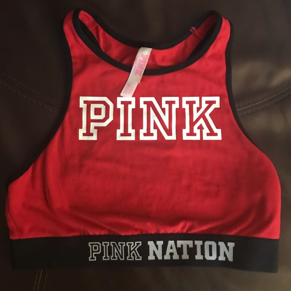 Victoria’s Secret Pink high neck sports bra