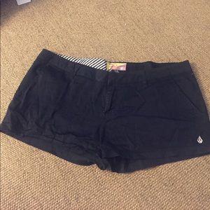 Black Volcom shorts