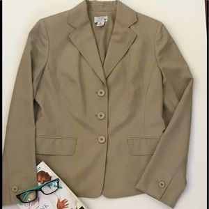 Ann Taylor LOFT Tan Blazer