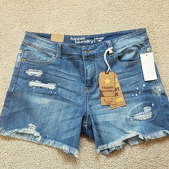 hippie jean shorts