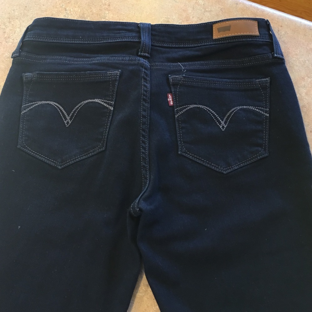 Levi's dark blue jeans