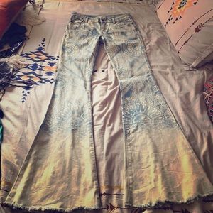 Free people super flare jeans