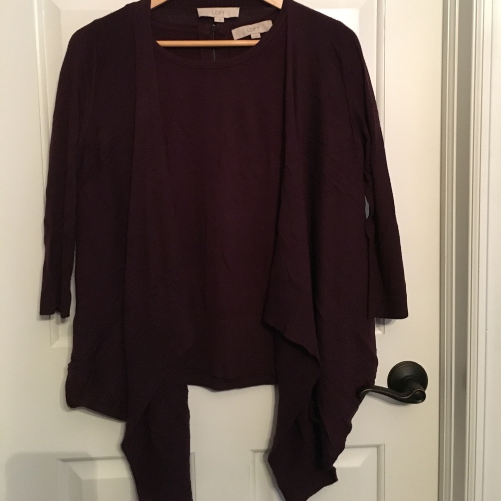 Ann Taylor Loft sweater set