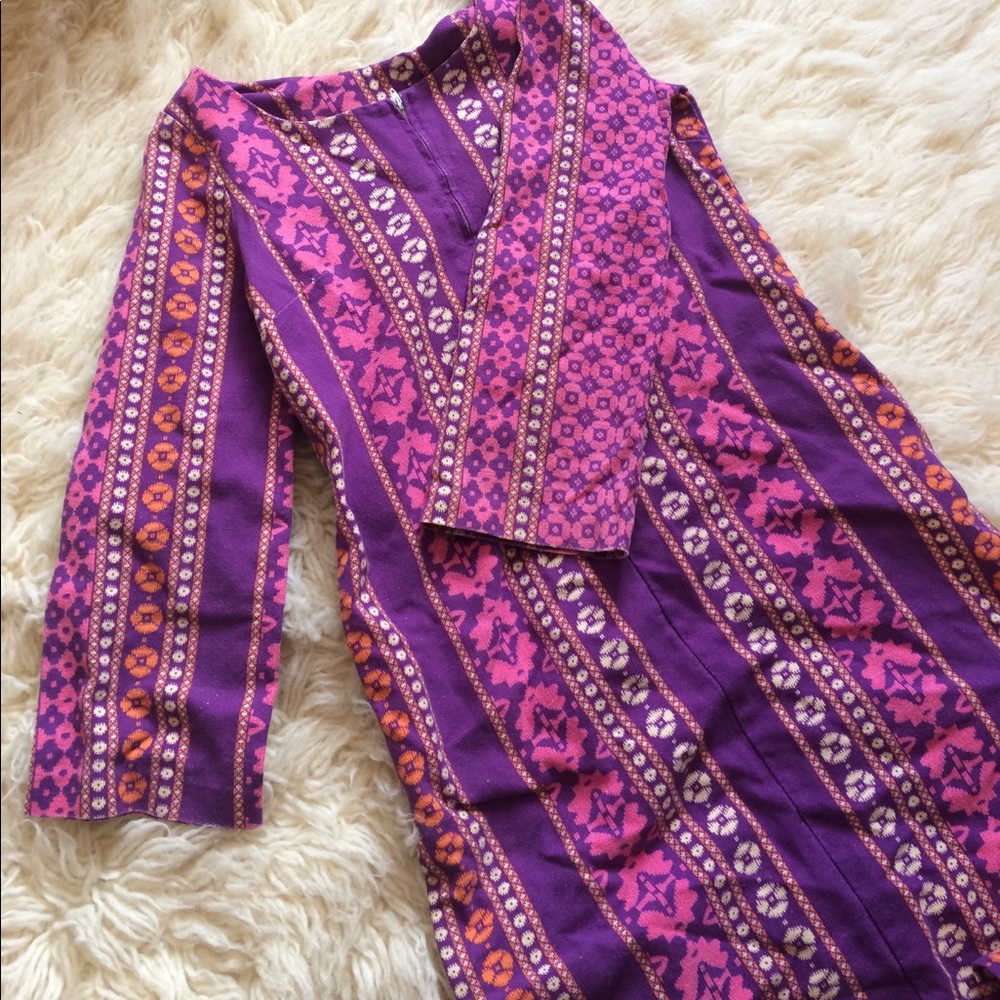 Vintage front zip dress